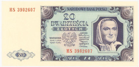 COLLECTION Polish Banknotes 1940 - 1948
POLSKA / POLAND / POLEN / POLOGNE / POLSKO

20 zlotys 1948 seria HS - EXCELLENT 

Emisyjny stan zachowani...