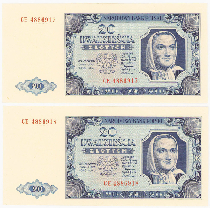 COLLECTION Polish Banknotes 1940 - 1948
POLSKA / POLAND / POLEN / POLOGNE / POL...