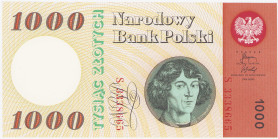 COLLECTION PRL banknotes
POLSKA / POLAND / POLEN / POLOGNE / POLSKO

1.000 zlotys 1965 seria S - BEAUTIFUL 

Pięknie zachowany banknot.Lucow 1364...