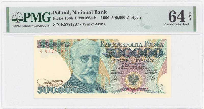 COLLECTION PRL banknotes
POLSKA / POLAND / POLEN / POLOGNE / POLSKO

500.000 ...