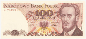 COLLECTION PRL banknotes
POLSKA / POLAND / POLEN / POLOGNE / POLSKO

100 zlotys 1975 seria C 

Rzadszy, wczesny rocznik.Wyśmienicie zachowane.Luc...