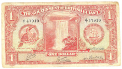 World banknotes
WORLD / USA / BANKNOTES / PAPER MONEY

United Kingdom - British Guiana. 1 Dollar 1938 - RARE 

Złamania i zagięcia. Rzadki bankno...