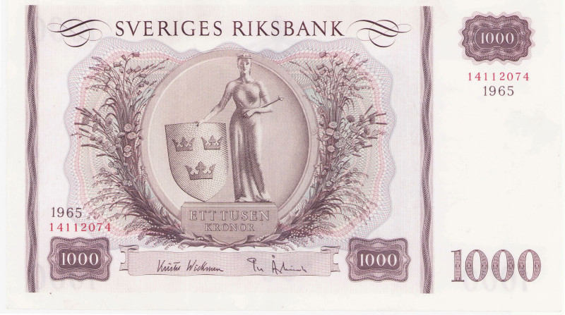 World banknotes
WORLD / USA / BANKNOTES / PAPER MONEY

Sweden. 1,000 crowns 1...