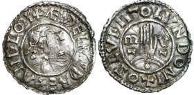 Medieval WORLD coins
GERMANY / ENGLAND / CZECH / GERMAN / GREAT BRITIAN

England. ?thelred II (978-1016). Second-hand denarius 

Aw.: Popiersie w...