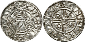 Medieval WORLD coins
GERMANY / ENGLAND / CZECH / GERMAN / GREAT BRITIAN

England. Cnut (1016-1035). Pointed Helmet Denarius - NICE 

Aw.: Popiers...
