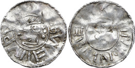 Medieval WORLD coins
GERMANY / ENGLAND / CZECH / GERMAN / GREAT BRITIAN

Germany, Saxony - Goslar? imitation denarius 

Prawdopodobnie denar naśl...