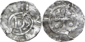 Medieval WORLD coins
GERMANY / ENGLAND / CZECH / GERMAN / GREAT BRITIAN

Germany? Unspecified imitation of a German denarius 

Nieokreślone naśla...