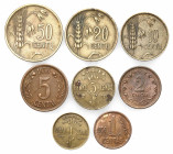 Latvia / Lithuania / Estonia
Lithuania. 1 centas to 50 cent 1925-1936, set of 8 coins 

Pozycje w różnych stanach zachowania, w przewadze około sta...