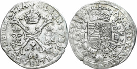 Netherlands
Spanish Netherlands. Albert and Elizabeth (15981621). 1/4 patagon undated, Bruges 

Sporo połysku w tle.Delmonte 272

Details: 7,00 g...
