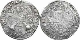 Netherlands
Spanish Netherlands, Albert and Elizabeth (1598-1621). Patagon undated, Antwerp 

Jak na ten typ monety przyzwoicie zachowana sztuka.Da...