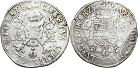 Netherlands
Spanish Netherlands. Philip IV (16211665). Patagon 1622, Antwerp? 

Słabo czytelne oznaczenie mennicy.Delmonte 293?

Details: 27,86 g...
