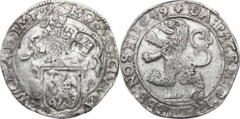 Netherlands
Netherlands, Zwolle. Left thaler 1649, Zwolle 

Dość czytelny jak...