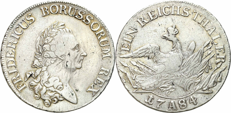 Germany
Germany, Prussia. Frederick II (17401786). Thaler 1784 A, Berlin 

Po...