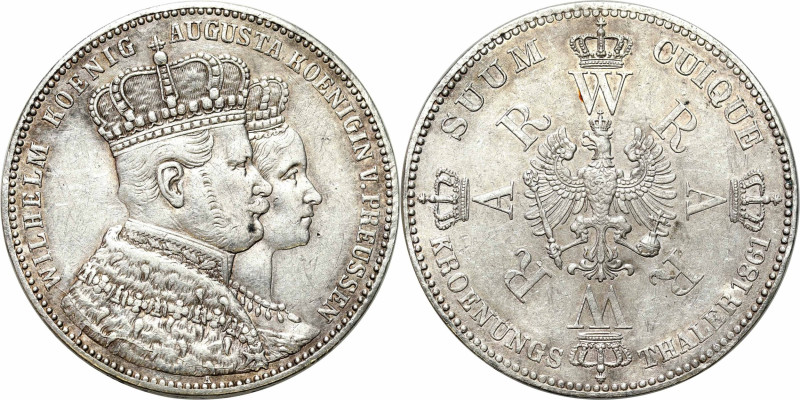 Germany
Germany, Prussia. William I (1861-1888). Coronation thaler (Vereinstale...