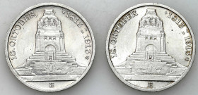 Germany
Germany, Saxony. 3 Mark 1913 E, Muldenhtten, set of 2 coins 

Monety wybite na 100 rocznicę zwycięstwa pod Lipskiem.Ładne sztuki.AKS 190; J...
