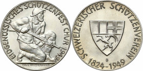 Switzerland
Switzerland. Medal 1949 - Shooting Festival, Bern 

Blask menniczy, pięknie zachowany.Richter 857b

Details: 15,19 g Ag 
Condition: ...