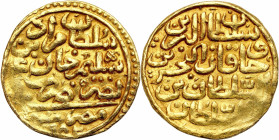 Turkey
Turkey, Suleiman II (16871691). Altyn AH 1099-1102 / AD 1687-1691, Constantinople 

Ładnie zachowany.KM 100

Details: 3,49 g Au 
Conditio...