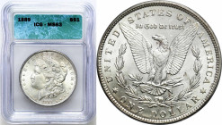USA (United States of America)
USA / United States. 1889 Dollar, Philadelphia ICG MS63 - BEAUTIFUL 

Blask menniczy, pięknie zachowane.KM# 110&nbsp...