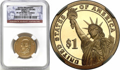 USA (United States of America)
USA / United States. 2008 Dollar John Addams NGC PF69 ULTRA CAMEO 

Mennicza moneta wybita stemplem lustrzanym.

D...