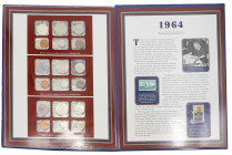 USA (United States of America)
USA / United States. 1 cent - 1/2 dollar 1964 - set of 12. 

Set menniczy. End of Silver Era U.S. Coin.&nbsp;Monety ...