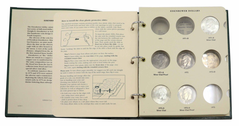 USA (United States of America)
USA / United States. 1/2 dollar Eisenhower 1971 ...