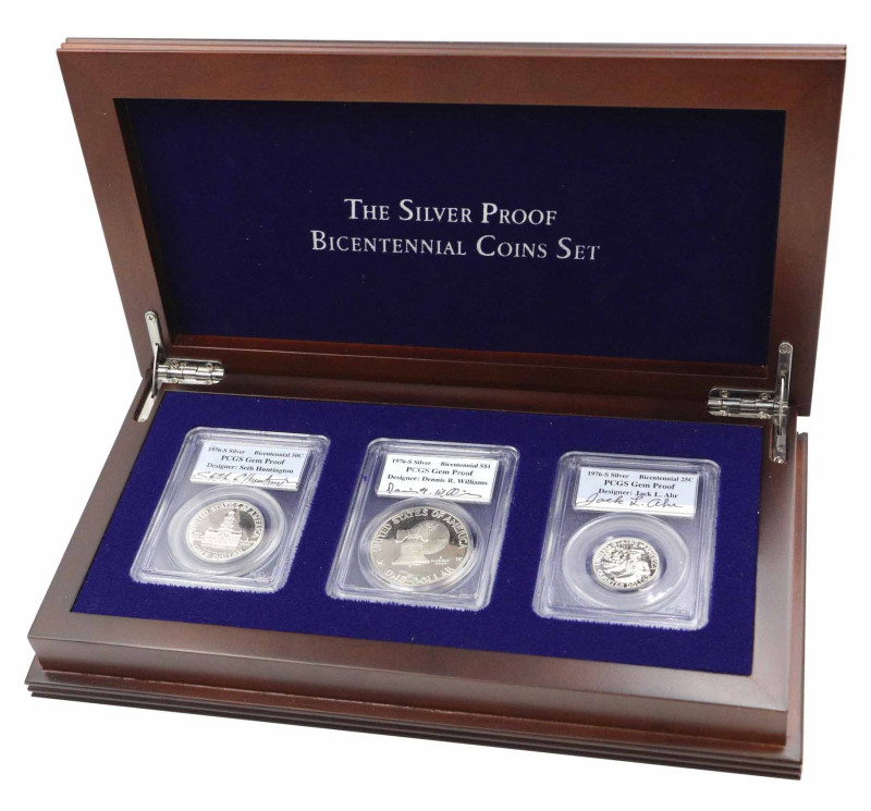 USA (United States of America)
USA / United States. 25 Cent - dollar / $1 1976 ...
