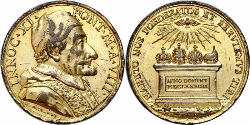 Vatican
Vatican. Innocent XI (16761689) Medal 1684 - Holy League against Turkey...