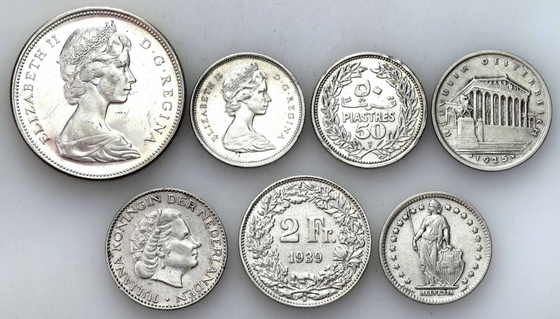 World coin sets
World - Canada, Netherlands, Switzerland, Austria, Lebanon. Sil...