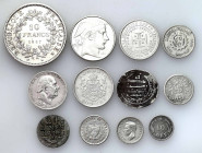 World coin sets
World - France, Belgium, Denmark, Cuba, Germany, New Zealand, Romania, Portugal. Silver coins, set of 12 pieces 

Zróżnicowany zest...
