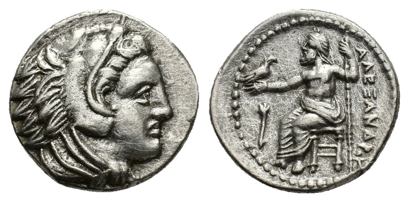Kings of Macedon, Alexander III ‘the Great' (336-323 BC). AR Drachm (17,2 mm, 4,...