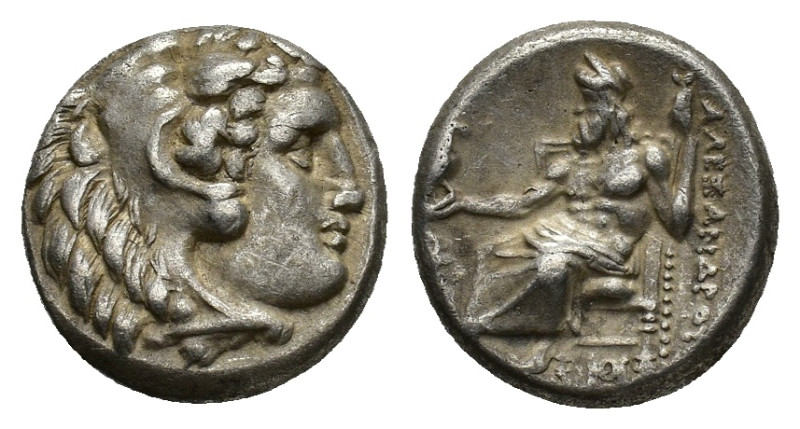 Kings of Macedon, Alexander III ‘the Great' (336-323 BC). AR Drachm (15,5 mm, 4,...