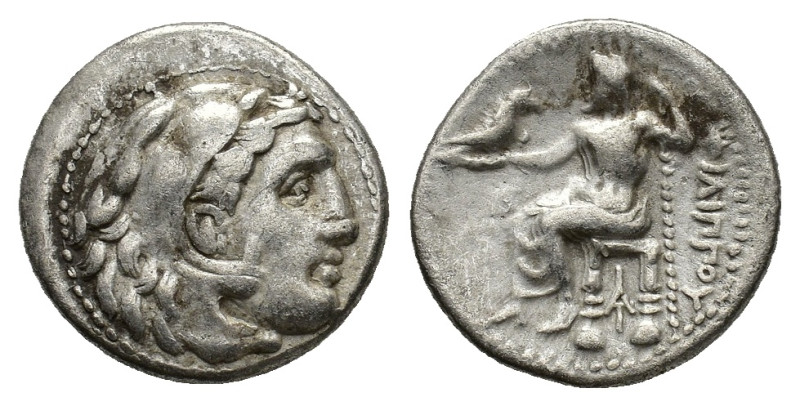 Kings of Macedon, Alexander III ‘the Great' (336-323 BC). AR Drachm (16,9 mm, 4,...