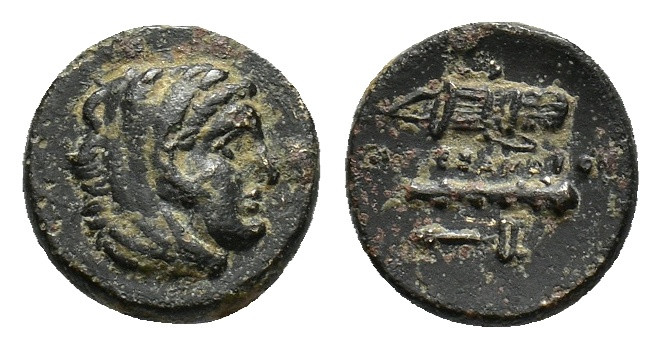 Kings of Macedon, Alexander III ‘the Great' (336-323 BC). Æ (10,84 mm, 1,65 g). ...