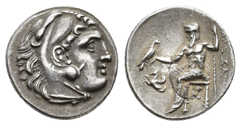 Kings of Macedon. Antigonos I Monophthalmos (306/5-301 BC). AR Drachm (17,6 mm, ...