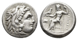 Kings of Macedon, Antigonos I Monophthalmos (Strategos of Asia, 320-306/5 BC, or king, 306/5-301 BC). AR Drachm (17mm, 4.13g). In the name and types o...