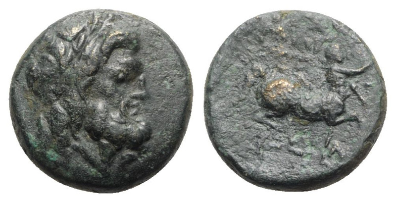 Thessaly, Magnetes, 2nd century BC. Æ Trichalkon (19mm, 7.04g, 12h). Laureate he...