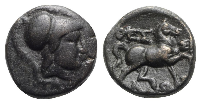Thessaly, Thessalian League, 120-50 BC. Æ Dichalkon (17mm, 5.83g, 12h). Hippaita...