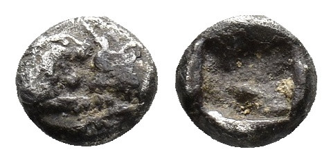 Kings of Lydia, Kroisos (c. 564/53-550/39 BC). AR Twelfth Stater (7.5mm, 0.86g)....