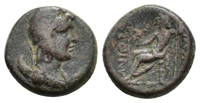 Phrygia. Philomelion, after 133 BC. Æ (17,53 mm, 5,55 g). Laureate and draped bu...