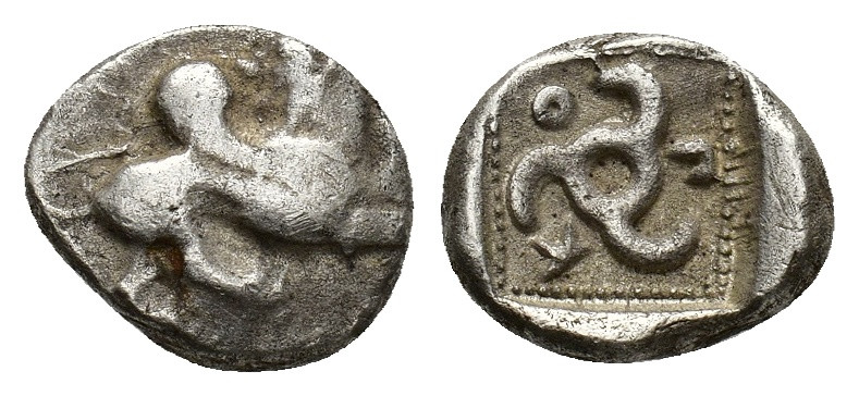 Dynasts of Lycia, Kuprilli, c. 470/60-440/35 BC. AR Tetrobol (13mm, 2.61g). inge...