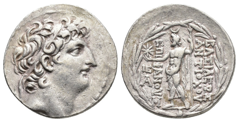 Seleukid kings. Antiochos VIII Epiphanes (121-96 BC). AR Tetradrachm (29,5 mm, 1...