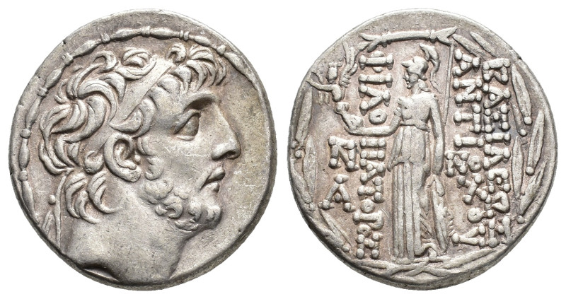 Seleukid Kings. Antiochos IX Philopator (114/3-95 BC). AR Tetradrachm (27,5 mm, ...