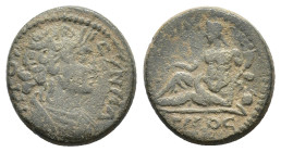 Lydia(?), Uncertian mint. Pseudo-autonomous issue. Time of the Antonines(?) (138-192). Æ (19.00 mm, 5,58 g). About very fine.