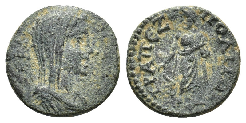 Caria, Trapezopolis. Pseudo-autonomous issue, AD 193-217. Æ (17,35 mm, 3,99 g). ...