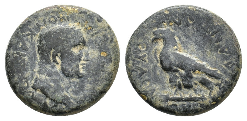 Phrygia, Amorium. Vespasian (69-79). Æ (21,2 mm, 6,00 g). L. Antonios Longeinos,...