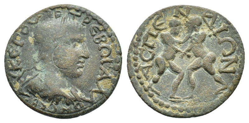 Pamphylia, Aspendos. Trebonianus Gallus (251-253). Æ (23,7 mm, 4,56 g). RPC IX, ...