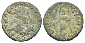 Pamphylia, Side. Aurelian (270-275). Æ 11 Assaria (25.5mm, 12.23g). Cf. SNG Pfälz 890. Very Rare, Good Fine