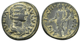 Pisidia, Antioch. Julia Domna (Augusta, 193-217 AD). Æ (21,32 mm, 6,91 g). SNG France 1128. Very fine.