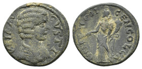 Pisidia, Antioch. Julia Domna (Augusta, 193-217 AD). Æ (22,77 mm, 6,52 g). SNG France 1128. Very fine.