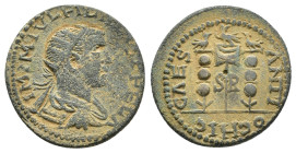 Pisidia, Antioch. Philip I (244-249). Æ (24,26 mm, 10,35 g). SNG France 1255. Very fine.
